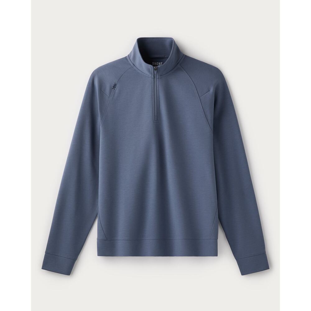 NWT Rhone Dreamstate 1/4 Zip Pullover in Shale Blue size Large